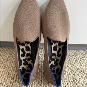 Rothy's Tan Almond Loafers